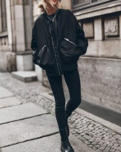 The Black Ribbed Leggings -Modern Ladies Wear Store IMG 2687