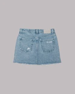 The Blue Slit Denim Skirt -Modern Ladies Wear Store IMG 3509