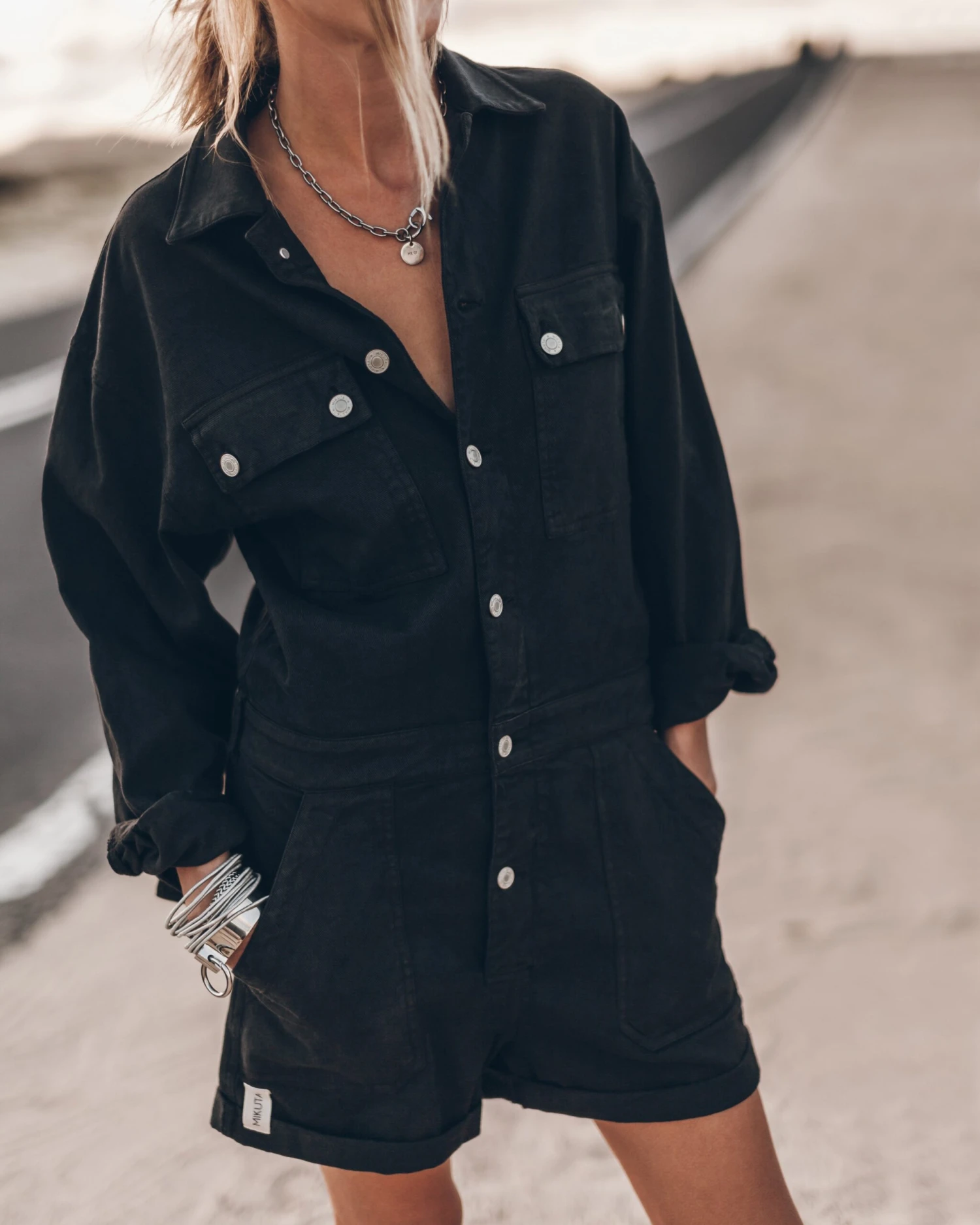 The Charcoal Short Jumpsuit 3 The Charcoal Short Jumpsuit