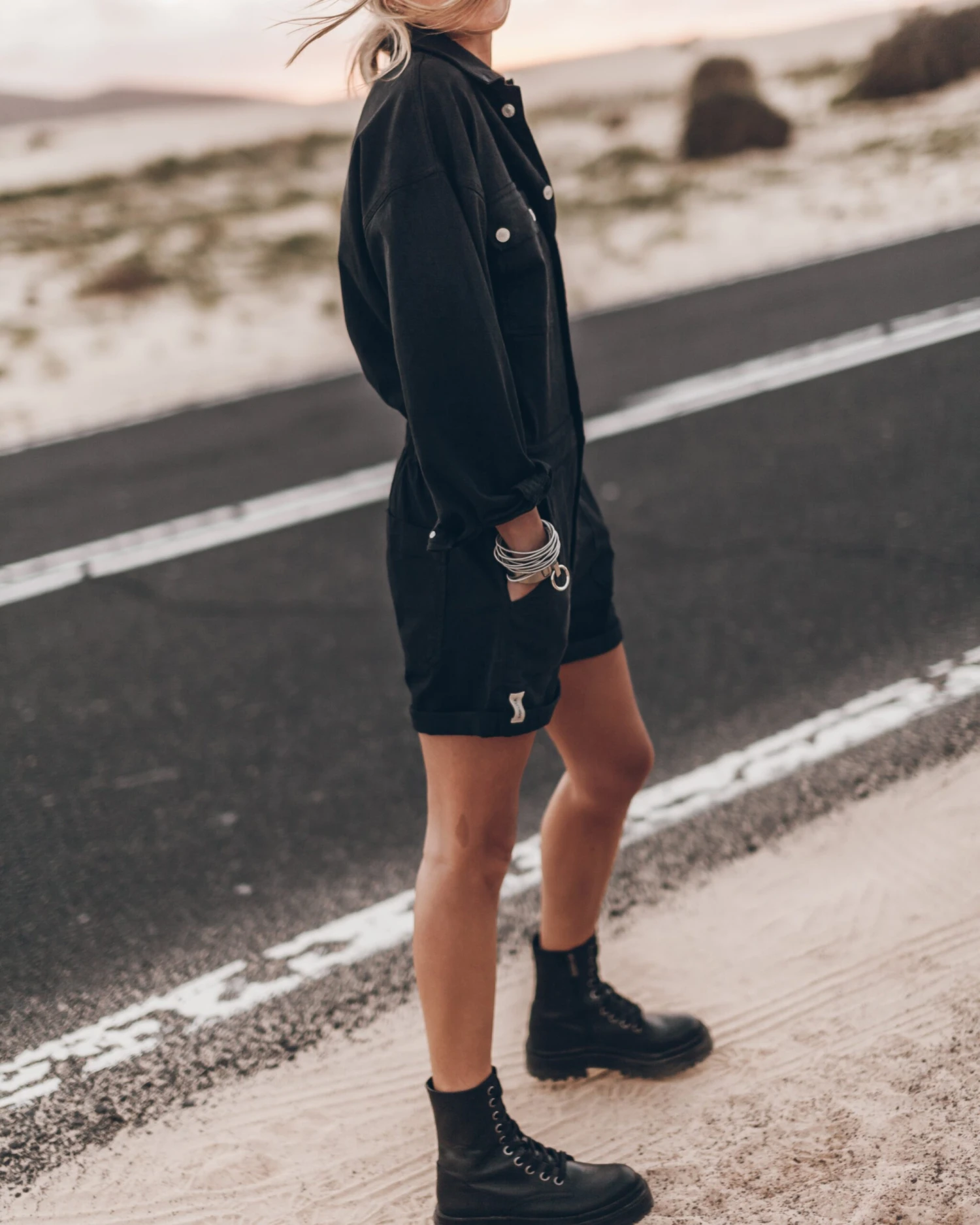 The Charcoal Short Jumpsuit 6 The Charcoal Short Jumpsuit - Image 4