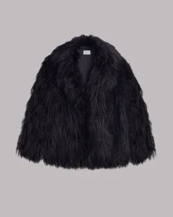 The Black Fluffy Jacket 10 The Black Fluffy Jacket -Modern Ladies Wear Store mikuta black fluffy jacket