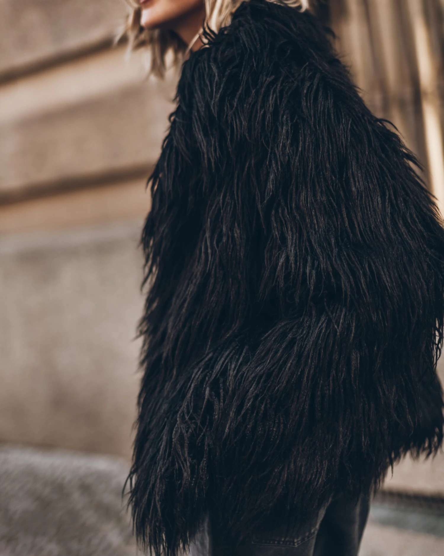 The Black Fluffy Jacket 6 The Black Fluffy Jacket - Image 4