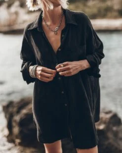 The Black Linen Shirt 12 The Black Linen Shirt -Modern Ladies Wear Store mikuta black linen shirt 8155 f87078b5 e59a 426b 847a 62c099410949