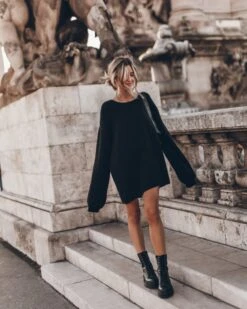 The Black Oversized Knitted Sweater 11 The Black Oversized Knitted Sweater -Modern Ladies Wear Store mikuta black oversized knitted sweater 8393 cd697225 727c 4f13 b888 5f1da2f672fc