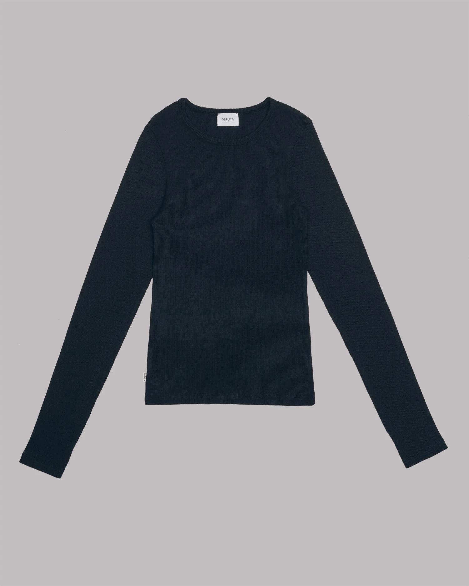 The Black Ribbed Longsleeve 4 The Black Ribbed Longsleeve - Image 2