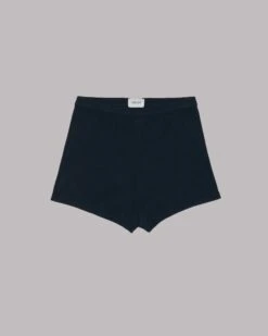 The Black Ribbed Shorts -Modern Ladies Wear Store mikuta black ribbed shorts 1215