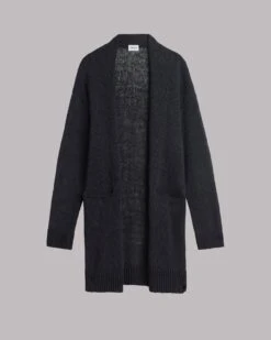 The Black Thin Long Knitted Cardigan 10 The Black Thin Long Knitted Cardigan -Modern Ladies Wear Store mikuta black thin long knitted cardigan 1