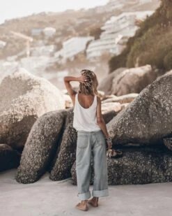 The Blue Baggy Jeans 12 The Blue Baggy Jeans -Modern Ladies Wear Store mikuta blue baggy jeans white base tank top 7182 af30a412 fed4 4867 b2ab 9bebdf78ed77