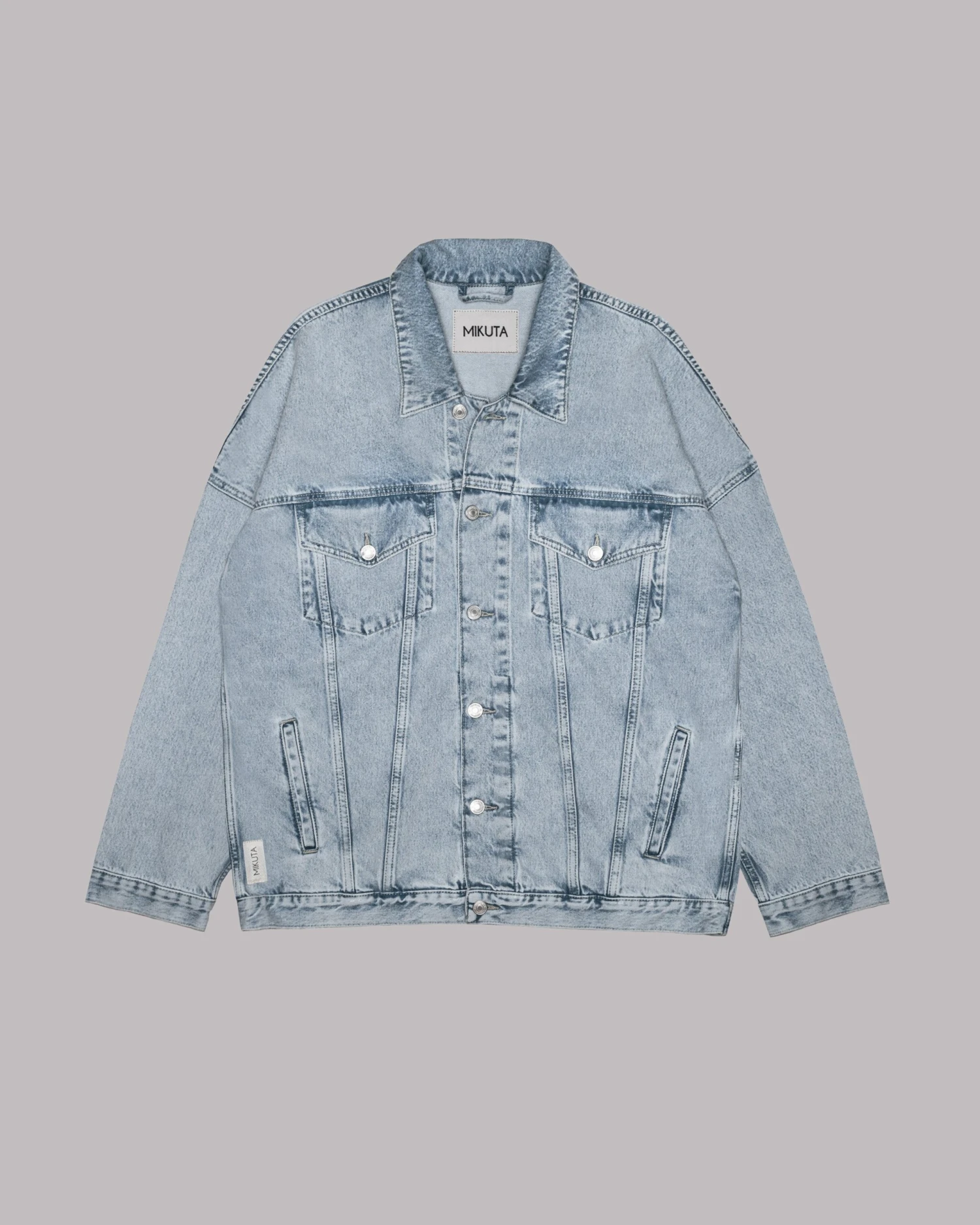 The Blue Oversized Denim Jacket 4 The Blue Oversized Denim Jacket - Image 2