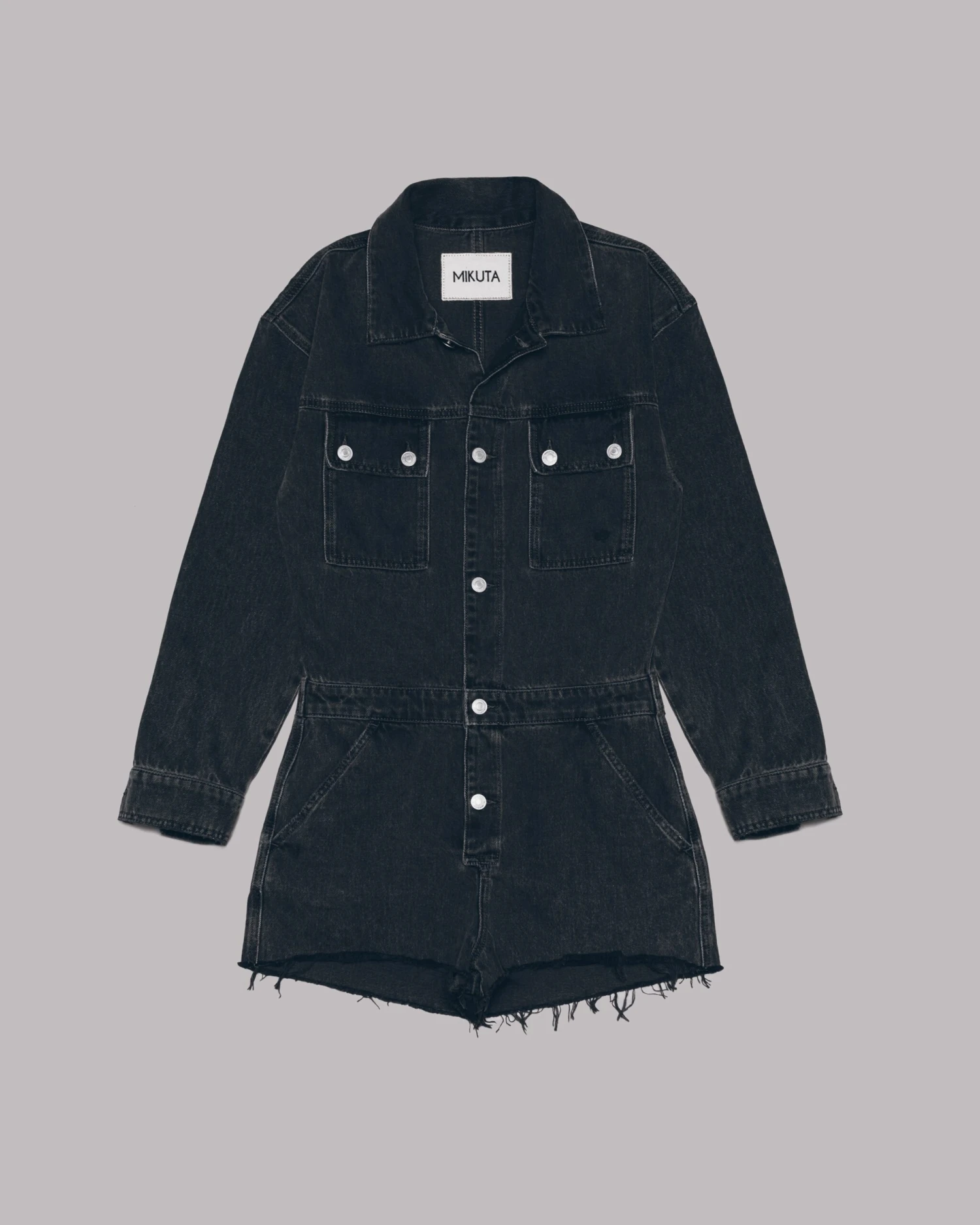 The Black Short Denim Jumpsuit 4 The Black Short Denim Jumpsuit - Image 2