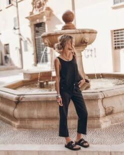 The Dark Base Tank Top 16 The Dark Base Tank Top -Modern Ladies Wear Store mikuta dark base tank top black cropped straight jeans black leather buckle sandals 7000