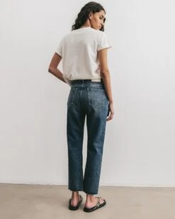 The Dark Blue Regular Jeans 8 The Dark Blue Regular Jeans -Modern Ladies Wear Store mikuta dark blue regular jeans white regular cotton t shirt aya f SS25 4011