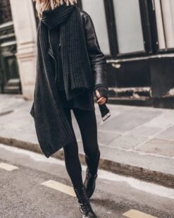 The Dark Faded Knit Scarf 9 The Dark Faded Knit Scarf -Modern Ladies Wear Store mikuta dark faded knit scarf gloves 9047