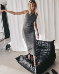 The Dark Faded Long Standard Tank Dress 10 The Dark Faded Long Standard Tank Dress -Modern Ladies Wear Store mikuta dark faded long standard tank dress marie c SS25 0294