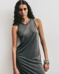 The Dark Faded Long Tank Dress 14 The Dark Faded Long Tank Dress -Modern Ladies Wear Store mikuta dark faded long tank dress aya f SS25 4377