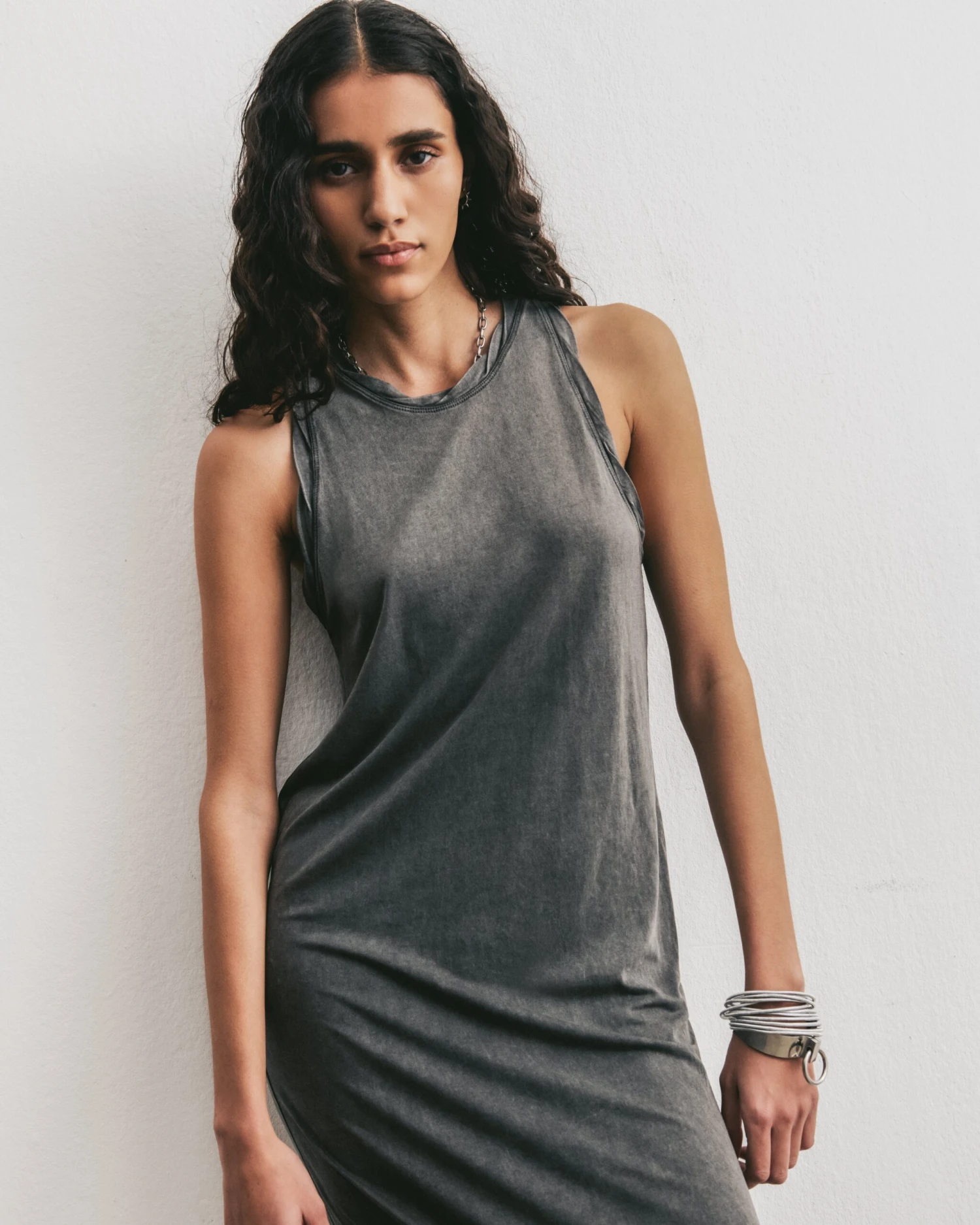The Dark Faded Long Tank Dress 8 The Dark Faded Long Tank Dress - Image 6