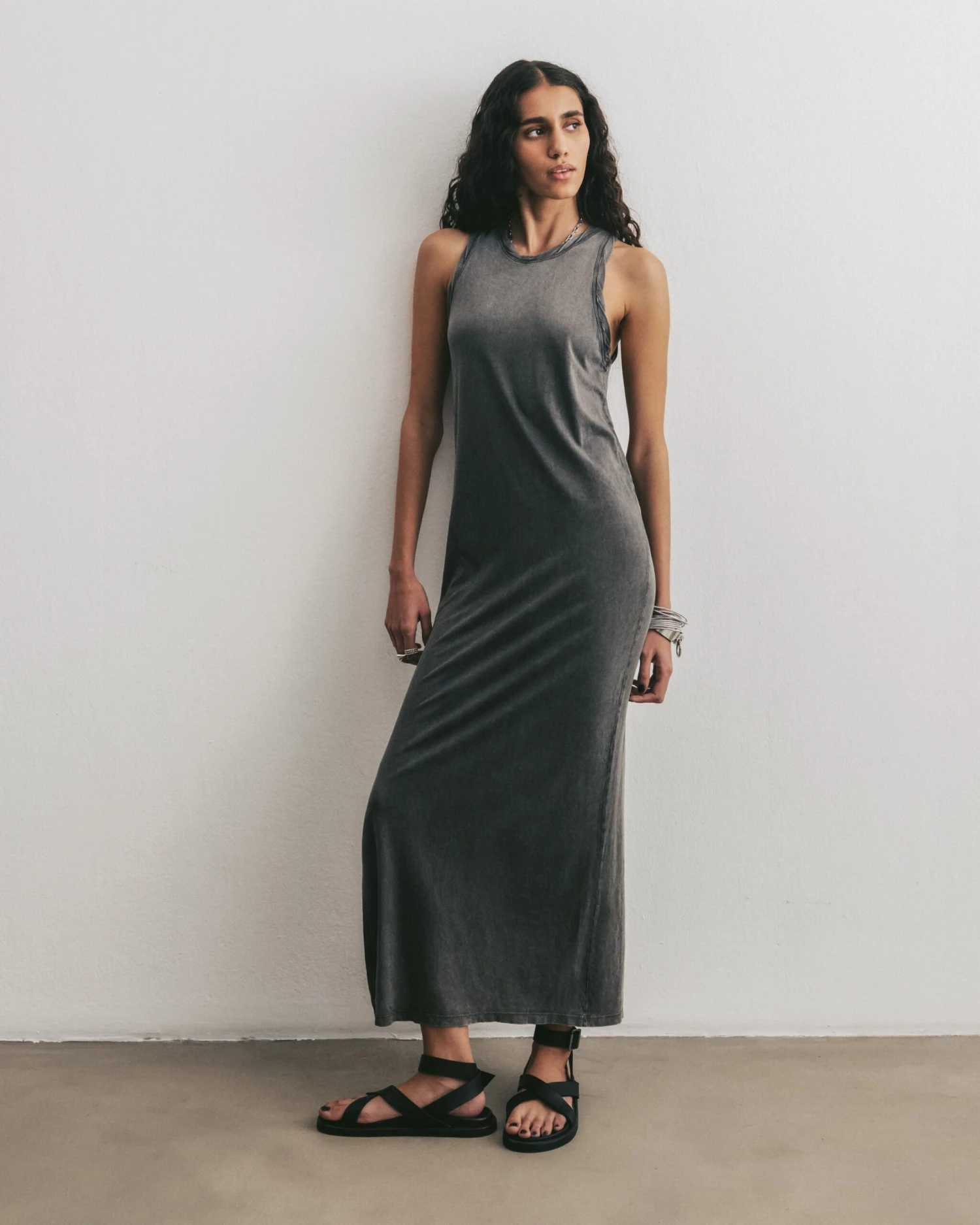 The Dark Faded Long Tank Dress 7 The Dark Faded Long Tank Dress - Image 5