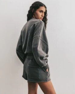 The Dark Faded Mikuta Club Standard Sweater 9 The Dark Faded Mikuta Club Standard Sweater -Modern Ladies Wear Store mikuta dark faded mikuta club standard sweater dark faded standard shorts aya f SS25 4110