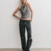 The Black Ripped Relaxed Jeans 2 The Black Ripped Relaxed Jeans -Modern Ladies Wear Store mikuta dark faded tank top black ripped relaxed jeans black studded leather sandals marie c SS25 1423