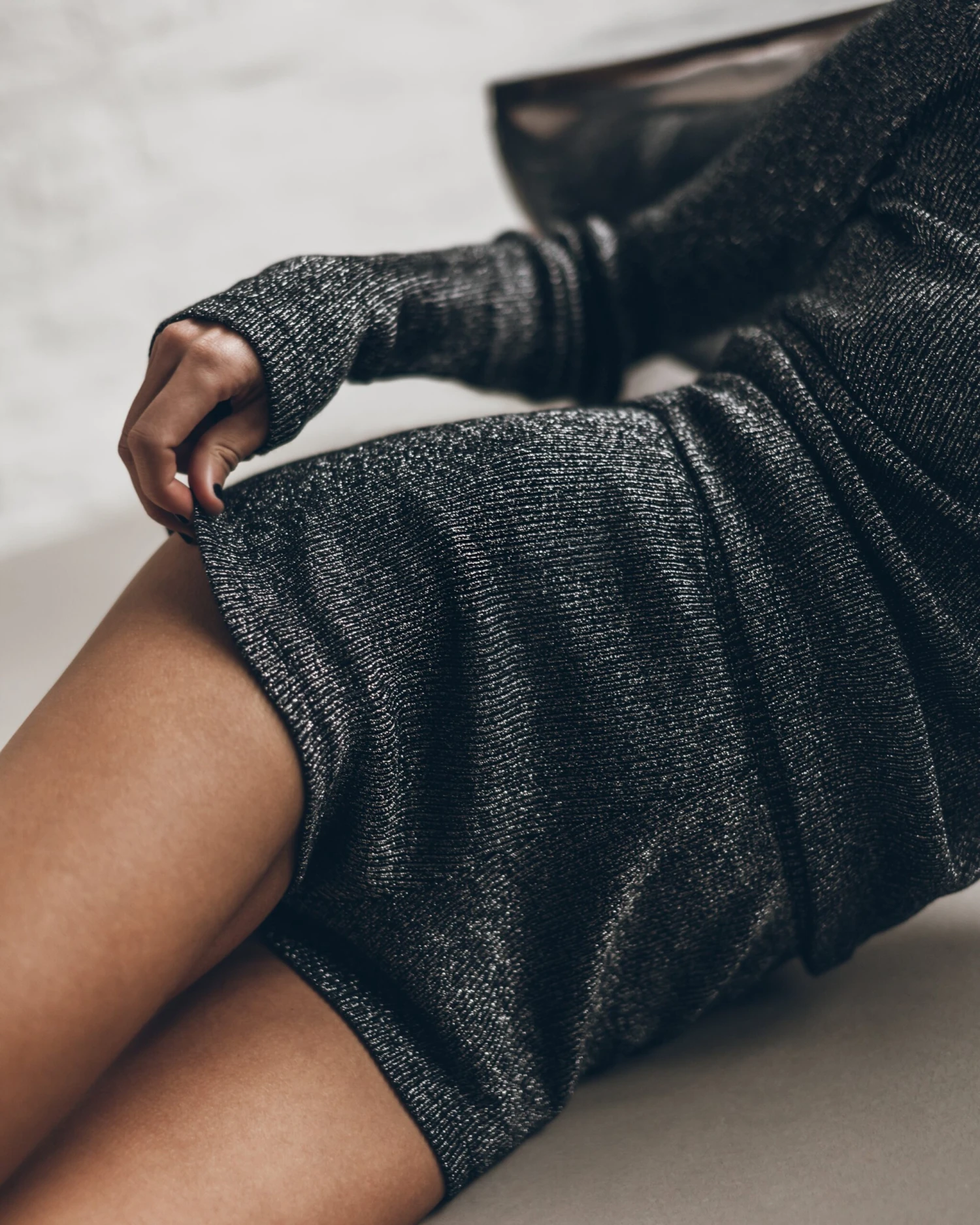 The Dark Glitter Ribbed Shorts 7 The Dark Glitter Ribbed Shorts - Image 5