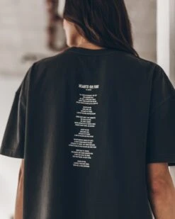 The Dark Hearts On Fire Unisex T-Shirt -Modern Ladies Wear Store mikuta dark hearts on fire unisex t shirt black silk boxer shorts leonie s ss25 6975