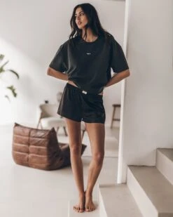 The Dark Hearts On Fire Unisex T-Shirt -Modern Ladies Wear Store mikuta dark hearts on fire unisex t shirt black silk boxer shorts leonie s ss25 7010