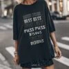 The Dark Kiss Long Loose T-Shirt 2 The Dark Kiss Long Loose T-Shirt -Modern Ladies Wear Store mikuta dark kiss long loose t shirt 7242