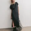 The Dark Long Batwing Dress 2 The Dark Long Batwing Dress -Modern Ladies Wear Store mikuta dark long batwing dress black laced leather boots zebra large canvas bag marie c SS25 2397