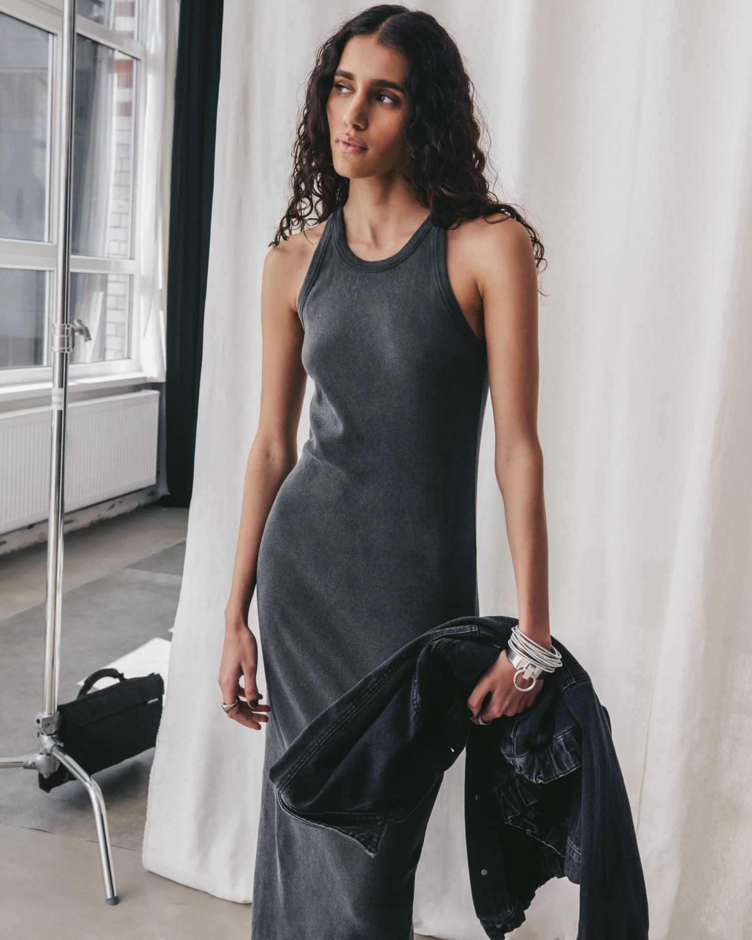 The Dark Long Standard Tank Dress 4 The Dark Long Standard Tank Dress - Image 2