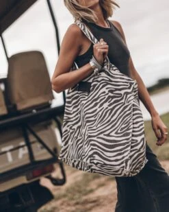 The Zebra Large Canvas Bag 9 The Zebra Large Canvas Bag -Modern Ladies Wear Store mikuta dark long standard tank dress black laced leather boots the zebra large canvas bag 4631