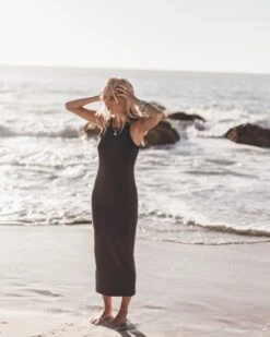 The Dark Long Standard Tank Dress 10 The Dark Long Standard Tank Dress -Modern Ladies Wear Store mikuta dark long standard tank dress johanna r SS25 8168