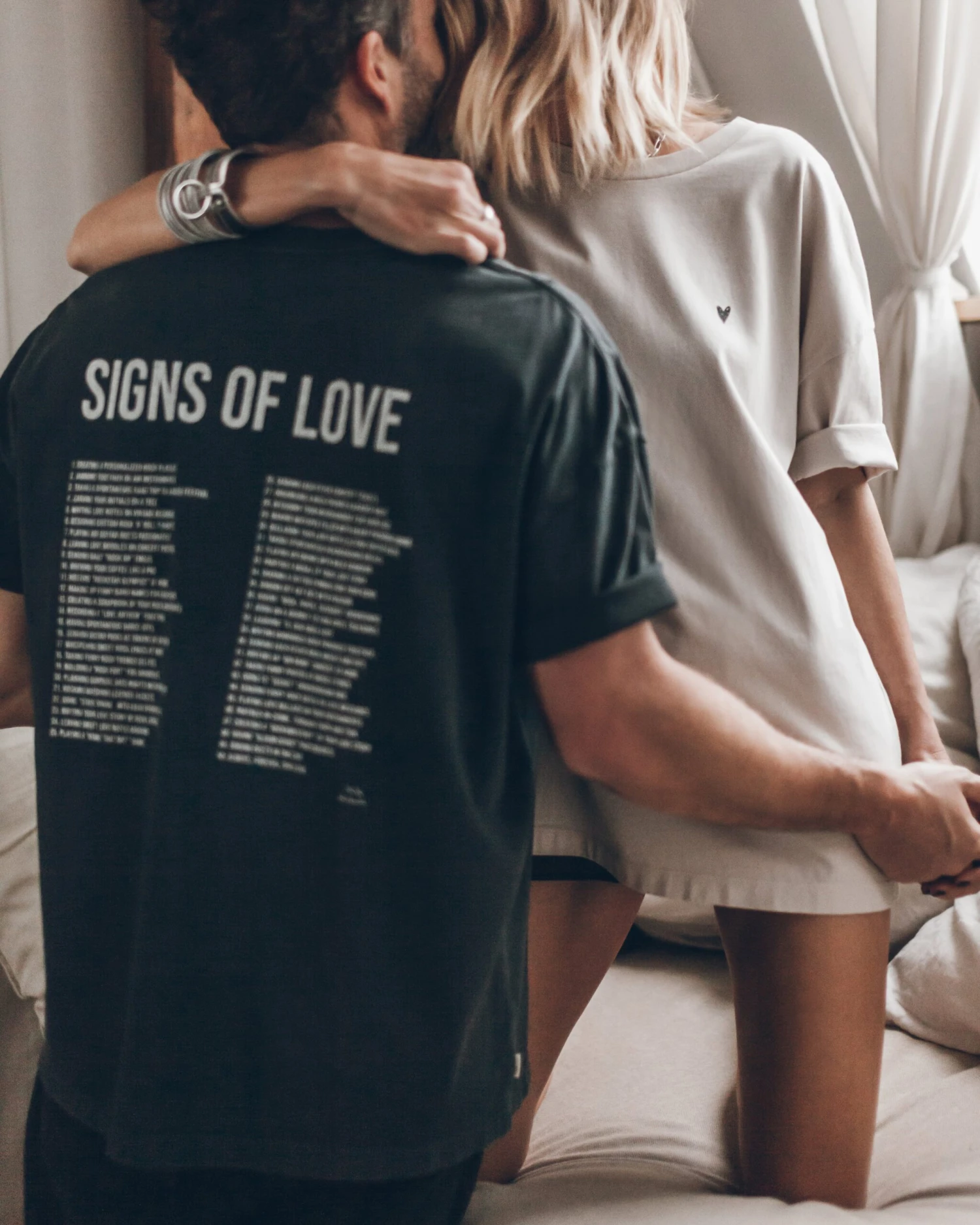 The Dark Love Signs Unisex T-Shirt 3 The Dark Love Signs Unisex T-Shirt