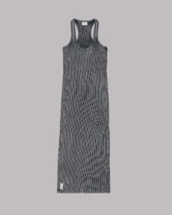 The Dark Ribbed Tank Dress -Modern Ladies Wear Store mikuta dark ribbed tank dress 6244