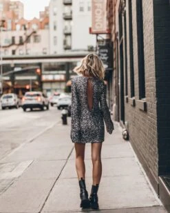 The Dark Sequin Dress 21 The Dark Sequin Dress -Modern Ladies Wear Store mikuta dark sequin dress black biker boots 8661