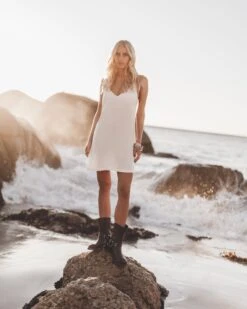 The Ecru Short Lyocell Slip Dress 12 The Ecru Short Lyocell Slip Dress -Modern Ladies Wear Store mikuta ecru short lyocell slip dress black buckle boots johanna r ss25 8622 13d813e9 d30f 407d 851c d0da5b4a7ec8