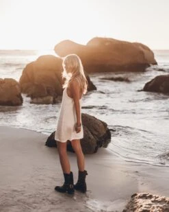 The Ecru Short Lyocell Slip Dress 13 The Ecru Short Lyocell Slip Dress -Modern Ladies Wear Store mikuta ecru short lyocell slip dress black buckle boots johanna r ss25 8765