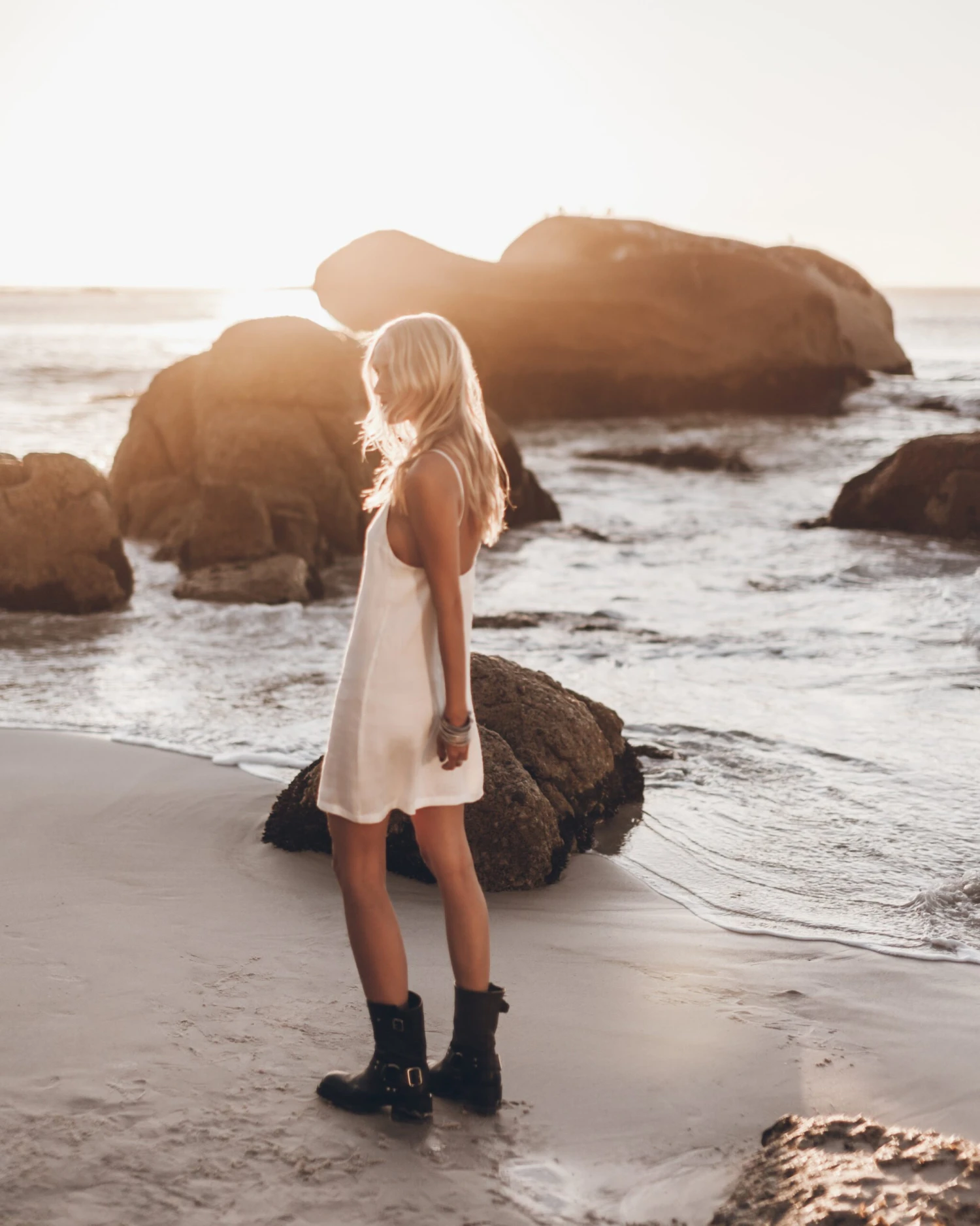 The Ecru Short Lyocell Slip Dress 6 The Ecru Short Lyocell Slip Dress - Image 4