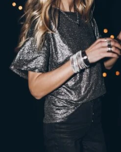 The Glitter Linen Base T-Shirt