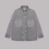 The Khaki Faded Denim Overshirt 2 The Khaki Faded Denim Overshirt -Modern Ladies Wear Store mikuta khaki denim overshirt 1255