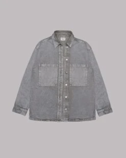 The Khaki Faded Denim Overshirt