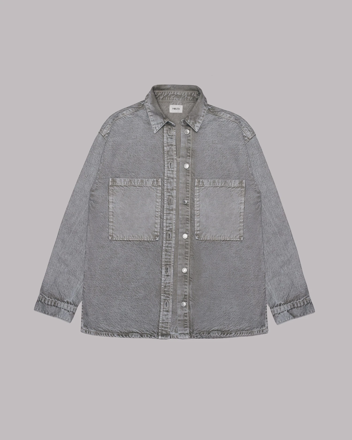 The Khaki Faded Denim Overshirt 3 The Khaki Faded Denim Overshirt