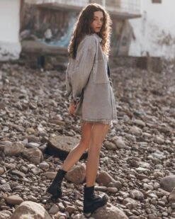 The Khaki Faded Denim Overshirt 11 The Khaki Faded Denim Overshirt -Modern Ladies Wear Store mikuta khaki faded denim overshirt skirt dark dry cotton vintage t shirt black laced leather boots model aina 2960 5447a9a1 6371 4e02 828c 03dcc3f0c91f