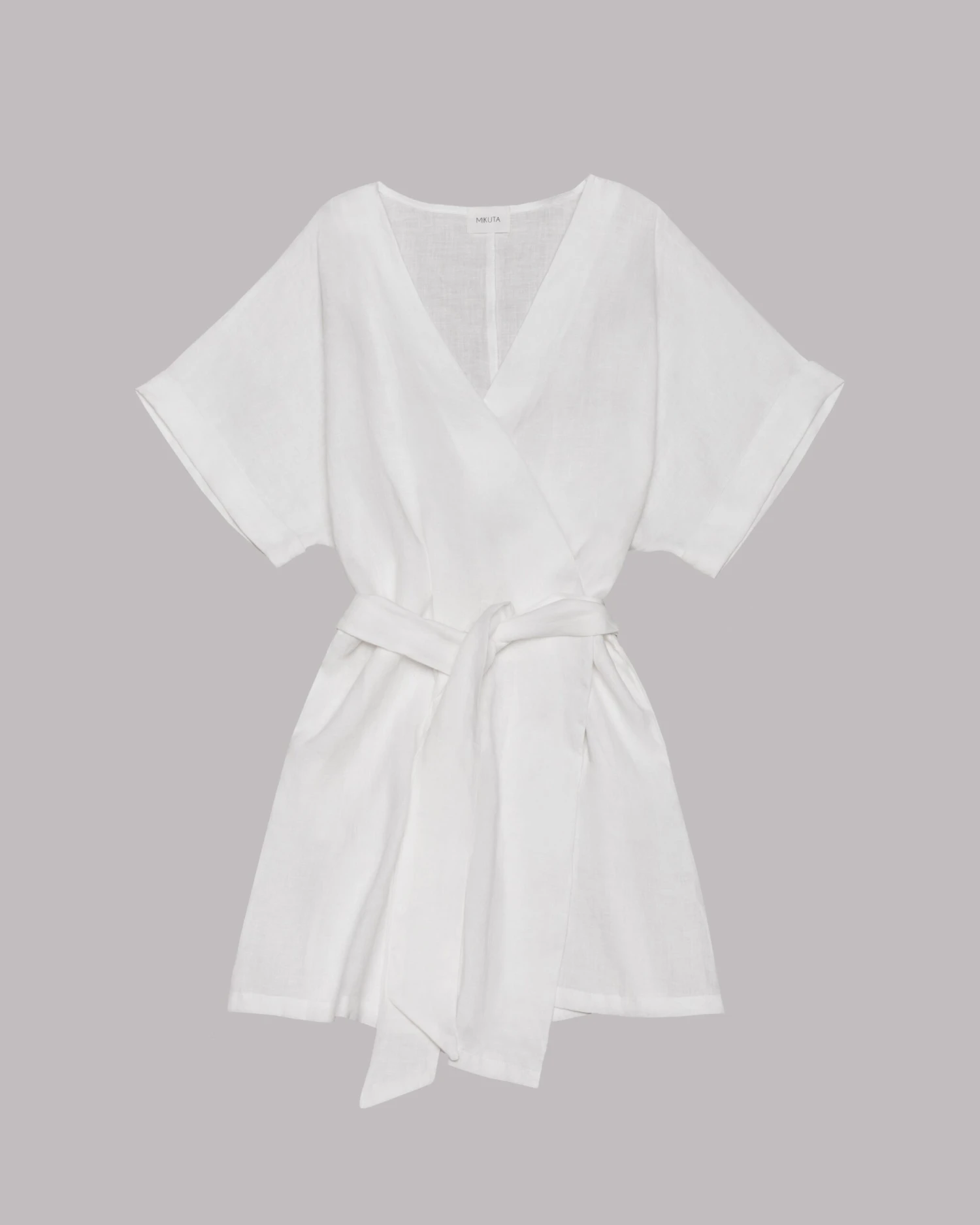 The White Linen Kimono Dress 4 The White Linen Kimono Dress - Image 2