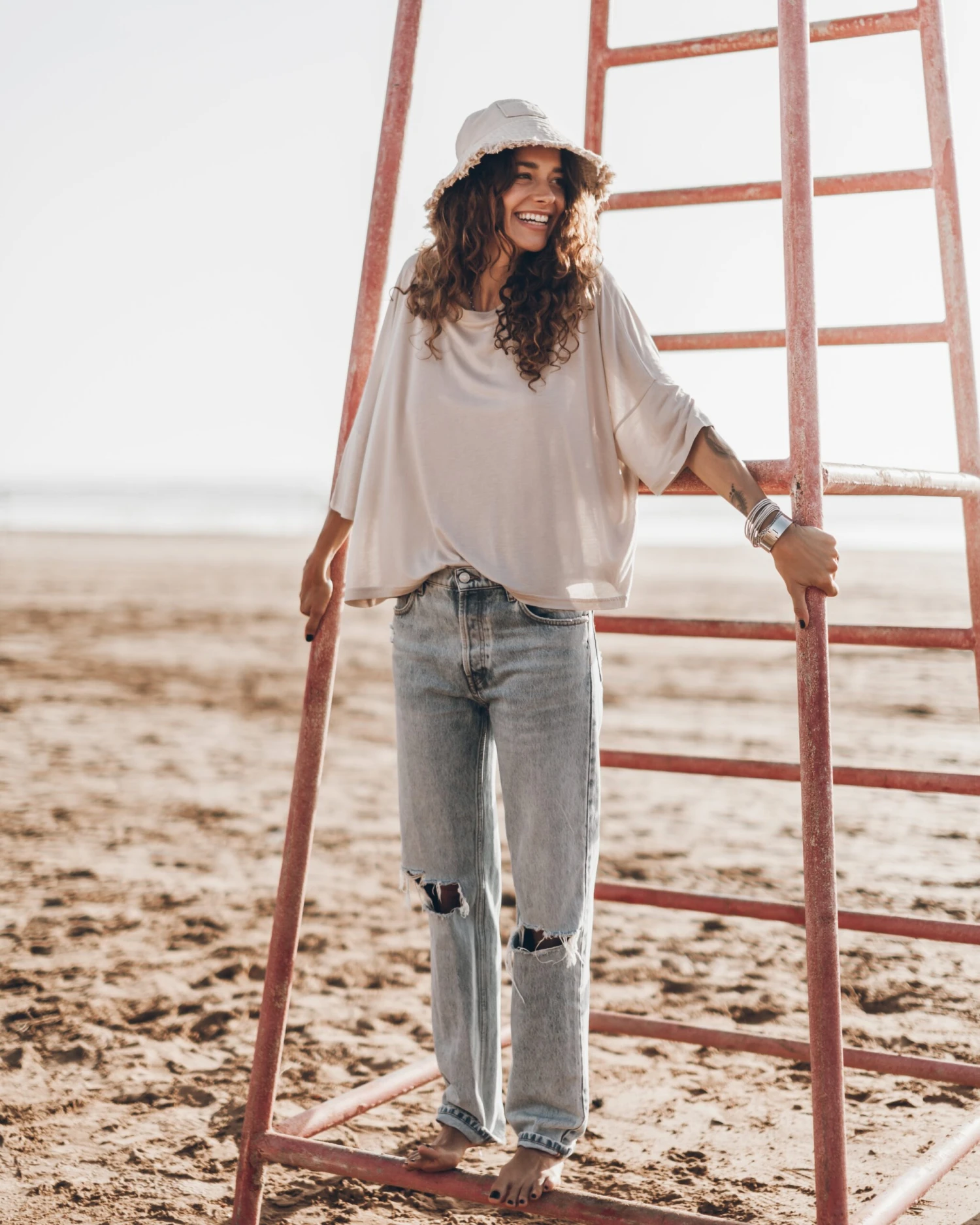 The Light Loose Lyocell T-Shirt 4 The Light Loose Lyocell T-Shirt - Image 2