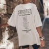 The Off White Rock Vintage Unisex T-Shirt -Modern Ladies Wear Store mikuta off white rock vintage unisex t shirt dark base biker shorts 4499