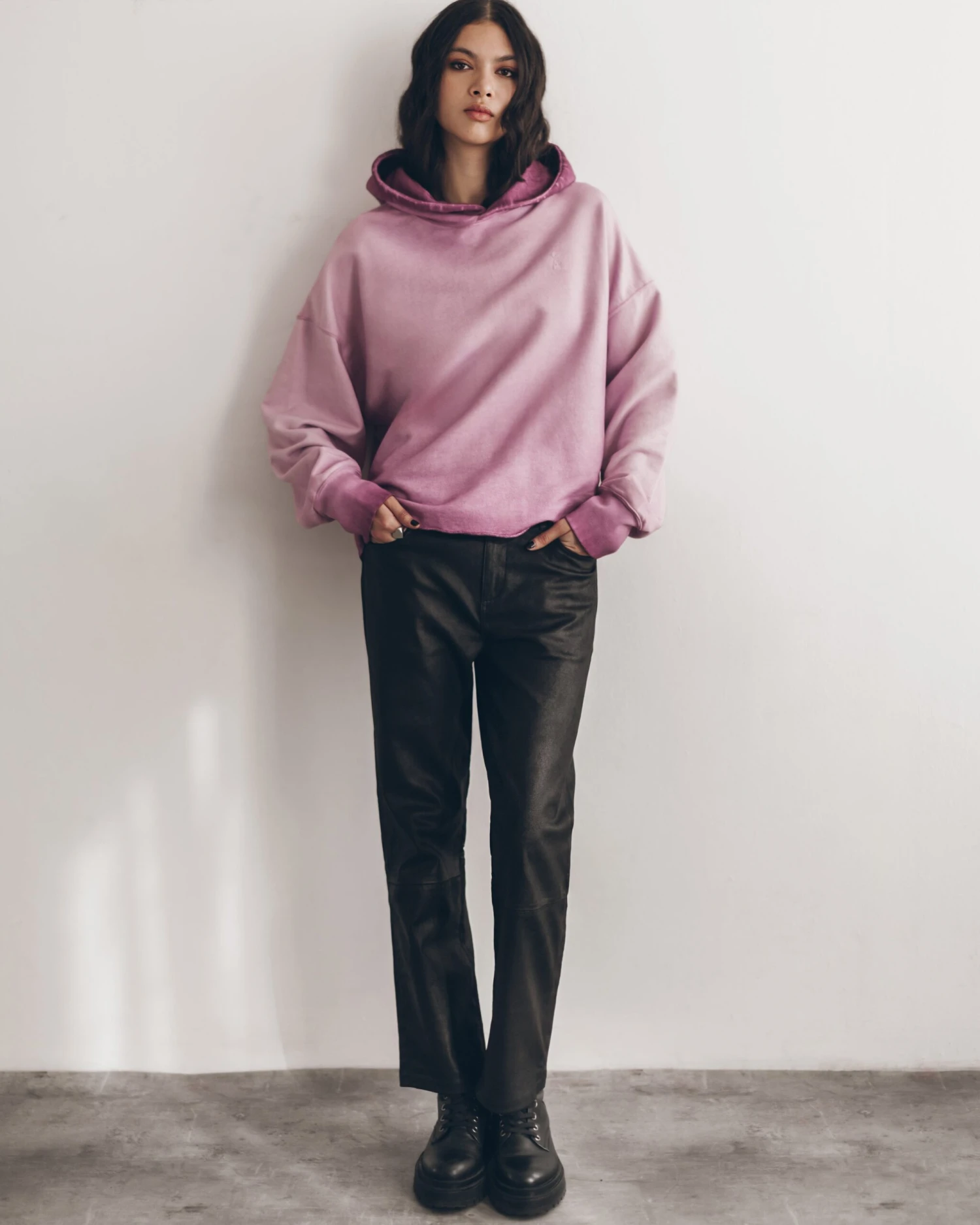 The Pink Cropped Base Hoodie 3 The Pink Cropped Base Hoodie
