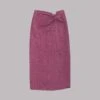 The Pink Long Linen Knot Skirt -Modern Ladies Wear Store mikuta pink long linen knot skirt 8344