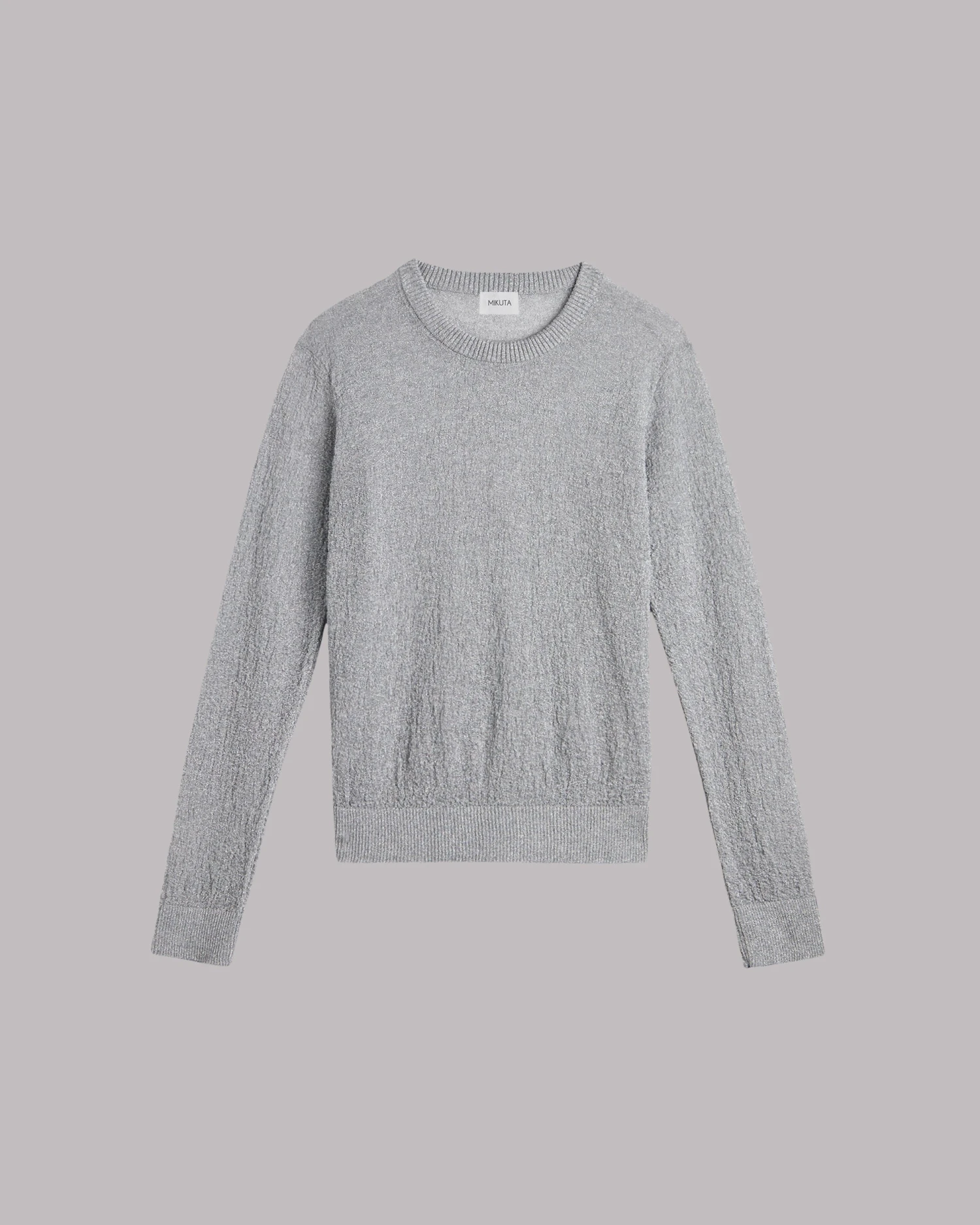 The Silver Sparkly Thin Knitted Sweater 4 The Silver Sparkly Thin Knitted Sweater - Image 2