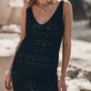 The Black Crochet Tank Dress 2 The Black Crochet Tank Dress -Modern Ladies Wear Store mikuta the black crochet tank dress 1476