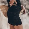 The Black Crochet Skirt 2 The Black Crochet Skirt -Modern Ladies Wear Store mikuta the black crochet tank top the black crochet skirt 0729